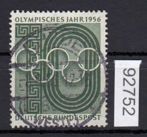 Bund 1956, Mich.-Nr.: 231 LUXUS Zentrisch   Vollstempel