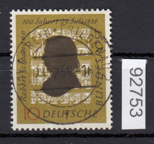 Bund 1956, Mich.-Nr.: 234 LUXUS Gestempelt   Berlin Charlottenburg