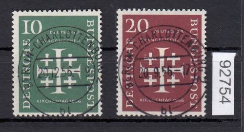 Bund 1956, Mich.-Nr.: 235+36 LUXUS  Gestempelt   Berlin-Charlottenburg