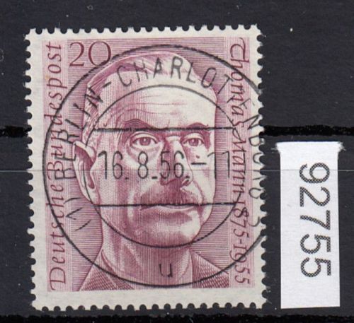 Bund 1956, Mich.-Nr.: 237 LUXUS  Gestempelt + gummi  Berlin-Charlottenburg