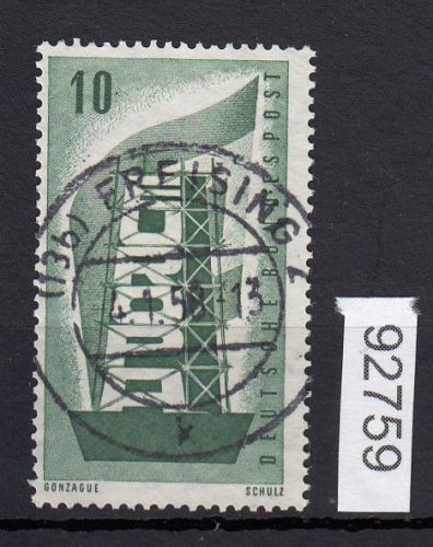 Bund 1956, Mich.-Nr.: 241 LUXUS Zentrisch   Vollstempel