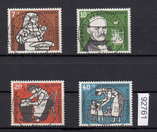 Bund 1956, Mich.-Nr.: 243-46 LUXUS Gestempelt  Berlin Charlottenburg