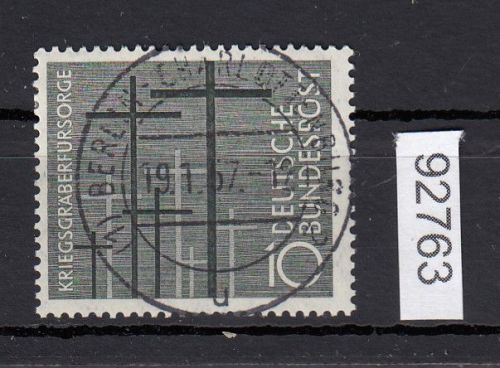 Bund 1956, Mich.-Nr.: 248 LUXUS Gestempelt + Gummi  Berlin-Charlottenburg