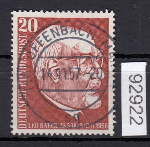 Bund 1957, Mich.-Nr.: 278 LUXUS Gestempelt