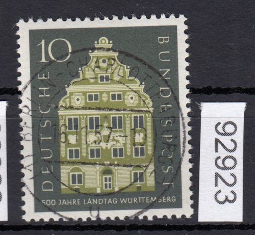Bund 1957, Mich.-Nr.: 279 LUXUS gestempelt Ersttag+gummi   Berlin-Charlottenburg