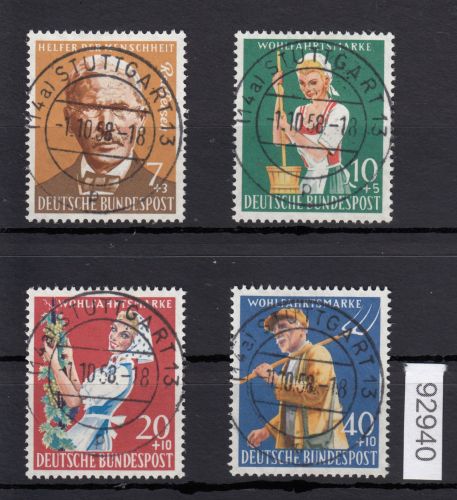 Bund 1958, Mich.-Nr.: 301 LUXUS Gestempelt + Ersttag   Stuttgart