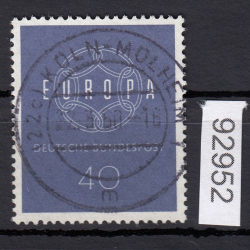 Bund 1959, Mich.-Nr.: 321 LUXUS Gestempelt