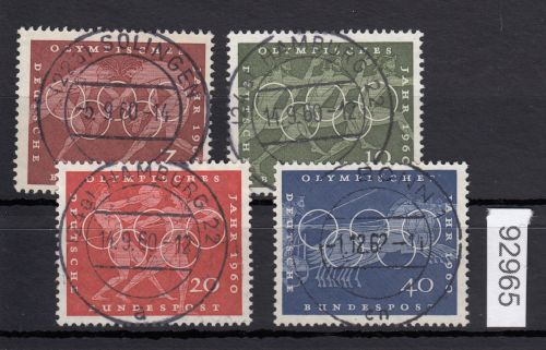 Bund 1960, Mich.-Nr.: 332-335 LUXUS Gestempelt