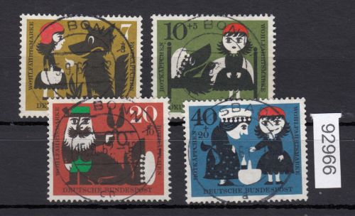 Bund 1960, Mich.-Nr.: 340-343 LUXUS Gestempelt