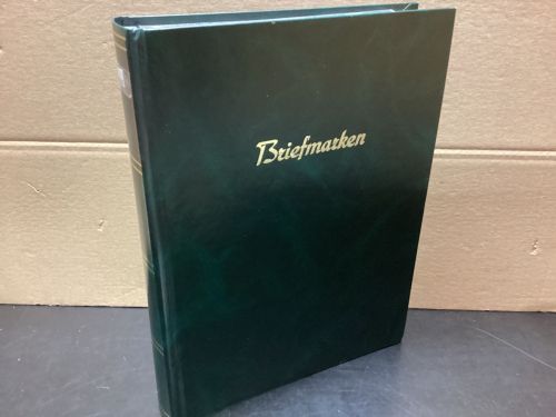 Briefmarkenalbum Einsteckalben  DIN A4 60 Seiten schwarz gebraucht  LESEN