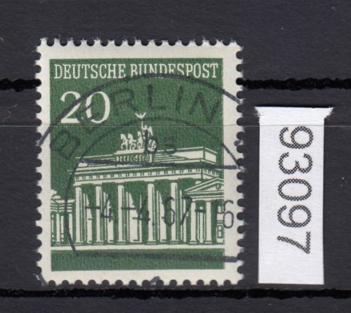 Bund 1966, Mich.-Nr.: 507 LUXUS Zentrisch Gestempelt+gummi  Vollstempel  BERLIN