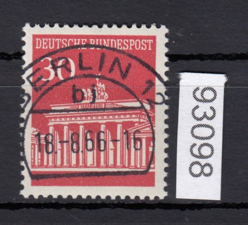Bund 1966, Mich.-Nr.: 508 LUXUS Zentrisch Gestempelt+gummi  Vollstempel  BERLIN