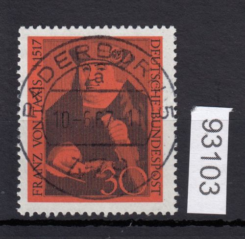 Bund 1967, Mich.-Nr.: 535 LUXUS Zentrisch Gestempelt  Vollstempel