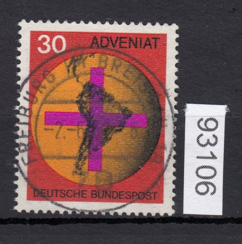 Bund 1967, Mich.-Nr.: 545 LUXUS Zentrisch Gestempelt  Vollstempel