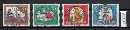 Bund 1967, Mich.-Nr.: 538-541 LUXUS Zentrisch Gestempelt+gummi  Vollstempel