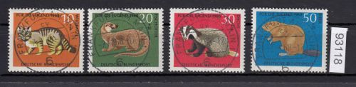Bund 1968, Mich.-Nr.: 549-552 LUXUS Zentrisch Gestempelt+gummi  Vollstempel