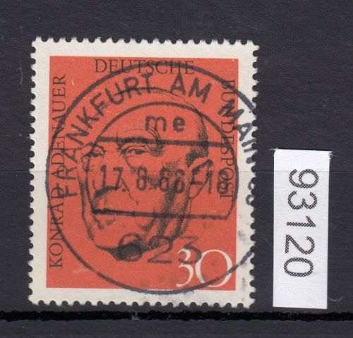 Bund 1968, Mich.-Nr.: 567 LUXUS Zentrisch Gestempelt  Vollstempel
