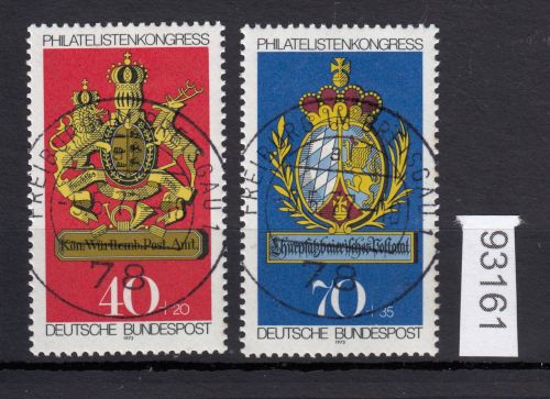 Bund 1973, Mich.-Nr.: 766+767 LUXUS Gestempelt  Zentrisch  Vollstempel