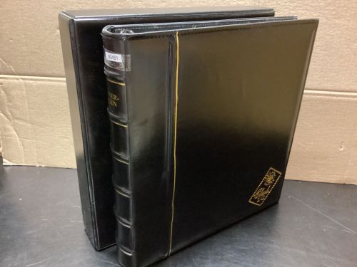 Deutsche Post  Zehnerbogenalbum + Schuber  ( 4 Ringe )  + 40 Hüllen  gebraucht