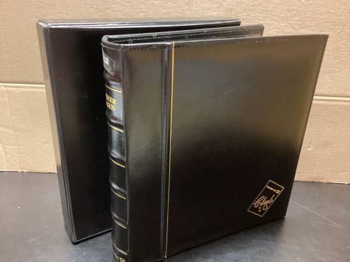Deutsche Post  Zehnerbogenalbum + Schuber  ( 4 Ringe )  + 40 Hüllen  gebraucht