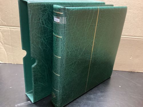 Leuchtturm Ringbinder+Kassette (13 Ring )  Wattiert  gebraucht  Leer