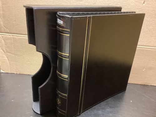 Leuchtturm Ringbinder Classic  Excellent Album + Schuber schwarz  gebraucht