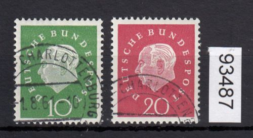 Bund 1959, Mich.-Nr.: 303+04 LUXUS  Gestempelt  Berlin-Charlottenburg
