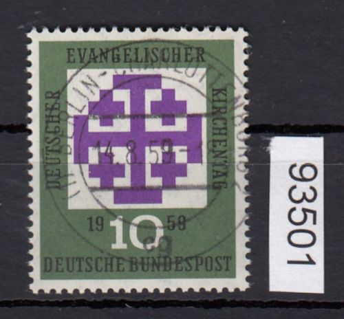 Bund 1959, Mich.-Nr.: 314 LUXUS Gestempelt + gummi  Berlin-Charlottenburg