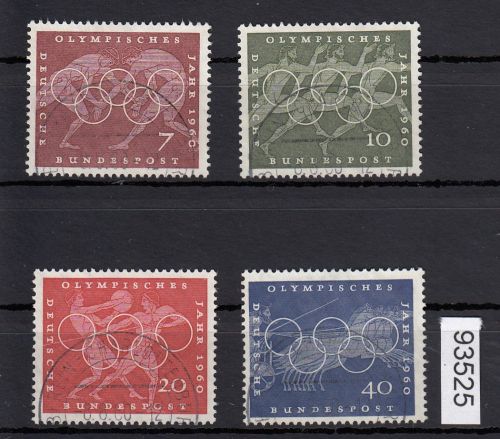 Bund 1960, Mich.-Nr.: 332-35 LUXUS Gestempelt + Ersttag  Berlin-Charlottenburg