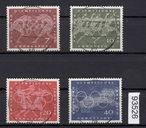 Bund 1960, Mich.-Nr.: 332-35 LUXUS Gestempelt   ZentrischBerlin-Charlottenburg