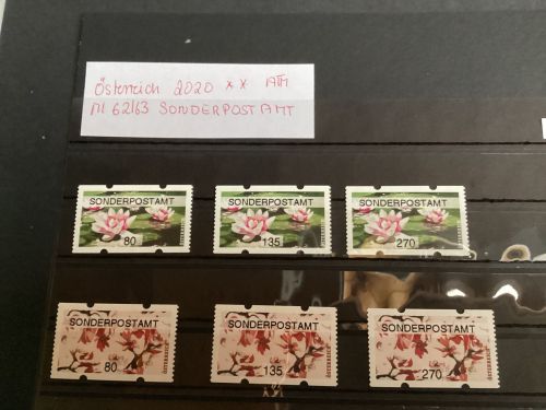 Österreich 2020 ,Mich.-Nr.: ATM Mi 62+63  SONDERPOSTAMT Wertstufe 80-135-270  **