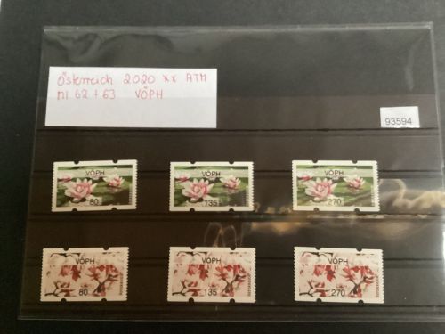 Österreich 2020 ,Mich.-Nr.: ATM Mi 62 +63 VÖPH   Wertstufe 80-135-270  **