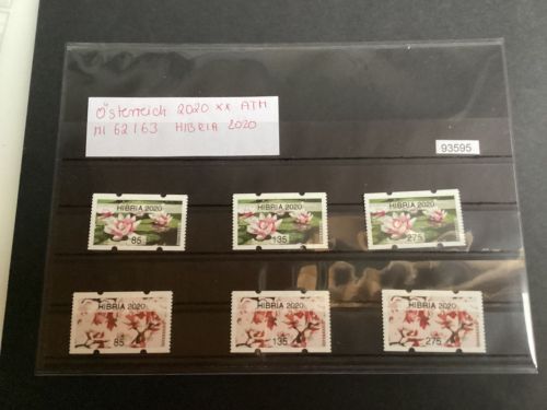 Österreich 2020 ,Mich.-Nr.: ATM Mi 62+63 HIBRIA Wertstufe 85-135-275   **