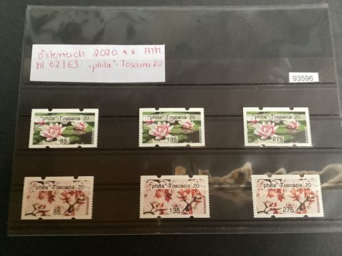 Österreich 2020 ,Mich.-Nr.: ATM Mi 62+63 phila Toscana Wertstufe 85-135-275   **
