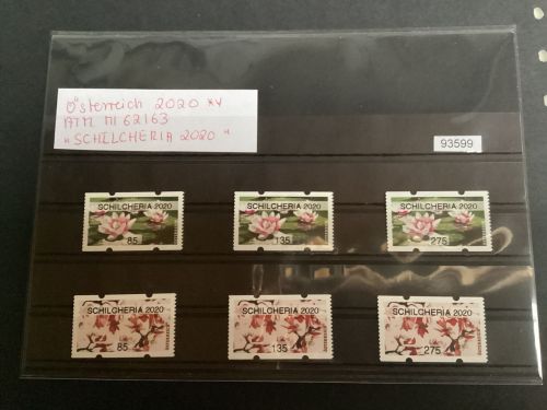 Österreich 2020 ,Mich.-Nr.: ATM Mi 62+63 SCHILCHERIA Wertstufe 85-135-275   **