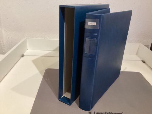 Lindner Ringbinder (18 Ringe) 1 mal gebraucht leer blau