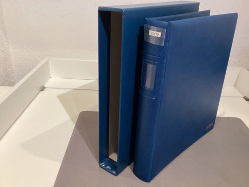 Lindner Ringbinder (18 Ringe) 1 mal gebraucht leer blau