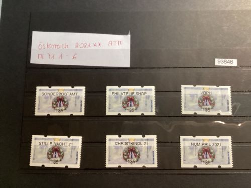 Österreich 2021 , Mich.-Nr.: ATM Mi 71.1-6 Wertstufe 135 C**