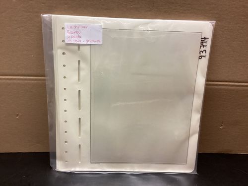Leuchtturm Blanko Hüllen  weiß  1Tasche   15 Stück  gebraucht
