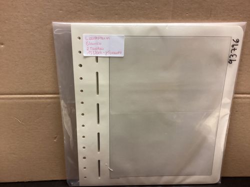 Leuchtturm  Blankoblätter  15 Stück 13 er Lochung   2 Taschen gebraucht