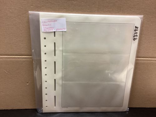 Leuchtturm  Blankoblätter  15 Stück 13 er Lochung   3 Taschen gebraucht
