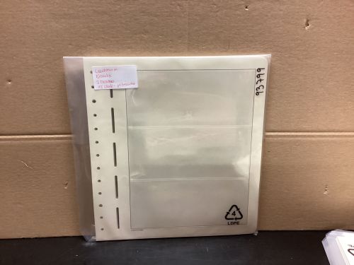 Leuchtturm  Blankoblätter  15 Stück 13 er Lochung   3 Taschen gebraucht