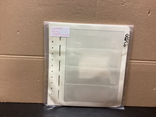 Leuchtturm  Blankoblätter  15 Stück 13-er Lochung   4 Taschen gebraucht