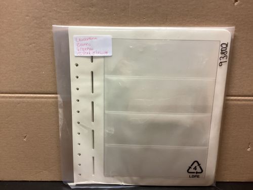 Leuchtturm  Blankoblätter  15 Stück 13-er Lochung   4 Taschen gebraucht