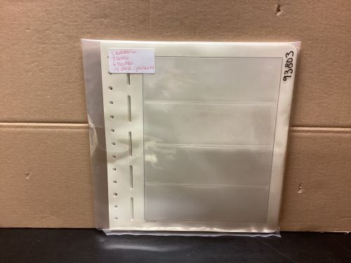 Leuchtturm  Blankoblätter  15 Stück 13-er Lochung   4 Taschen gebraucht