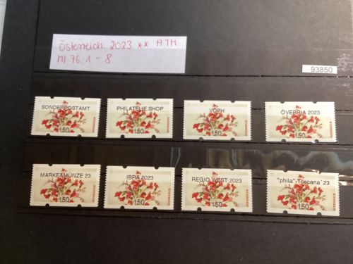 Österreich 2023 , Mich.-Nr.: ATM Mi 76.1-8 Wertstufe 150  C**