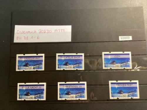 Österreich 2023, Mich.-Nr.: ATM Mi 78.1 -6 Wertstufe 300  gestempelt