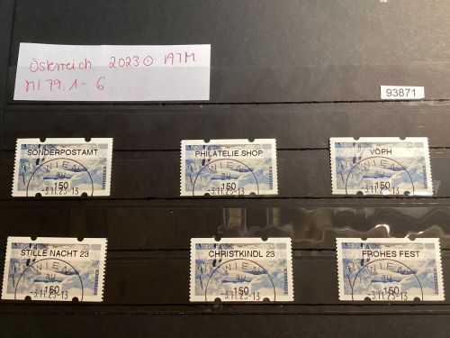 Österreich 2023  ,Mich.-Nr.: ATM Mi 79.1 -6 Wertstufe 150 gestempelt