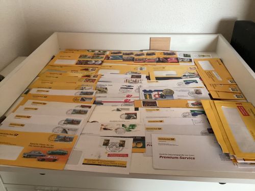 Deutsche Post Philathelie Briefe Vorausentwertung Konvolut ab 2005 60 Stück