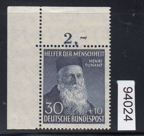 Bund 1952, Mich.-Nr.: 159 **  Eckrand